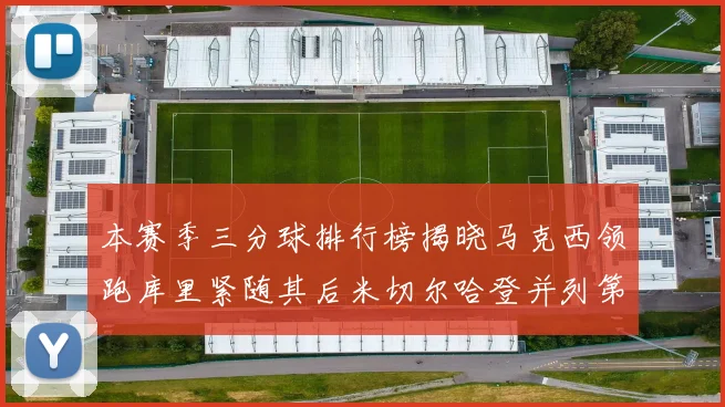 本赛季三分球排行榜揭晓马克西领跑库里紧随其后米切尔哈登并列第四